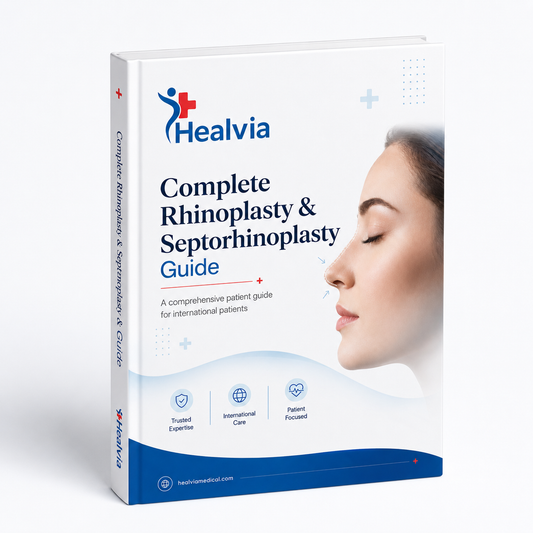 HealVia Complete Rhinoplasty and Septorhinoplasty Guide digital book cover