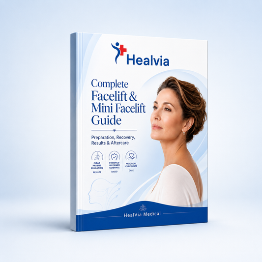 HealVia Complete Facelift and Mini Facelift Guide digital book cover